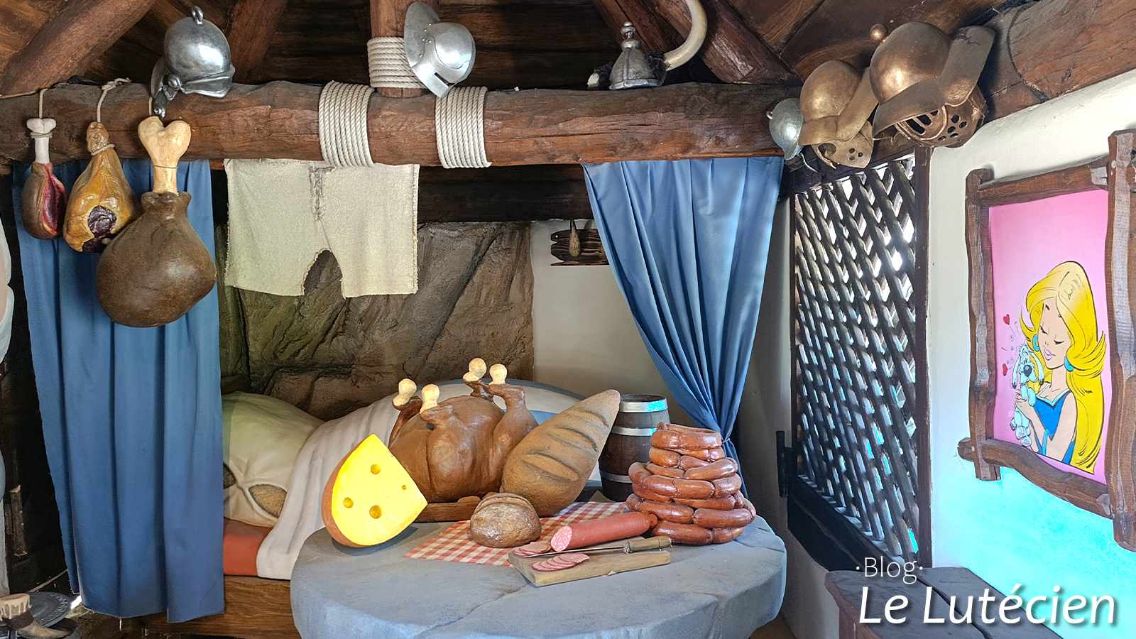 Village Gaulois Parc Astérix : Hutte Obélix